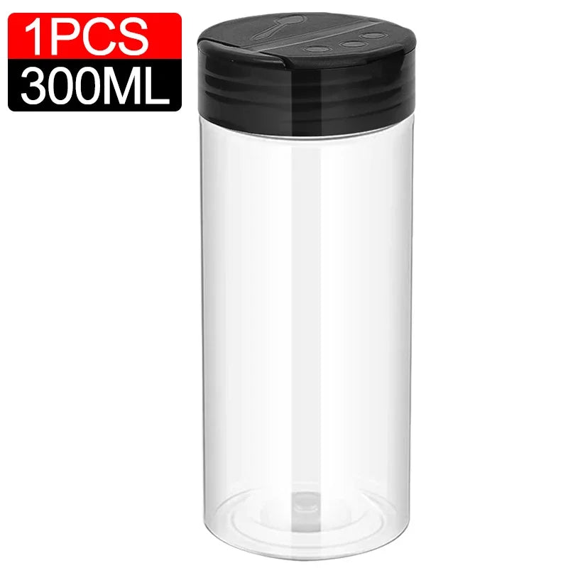 10/1PCS Potes de condimentos transparentes