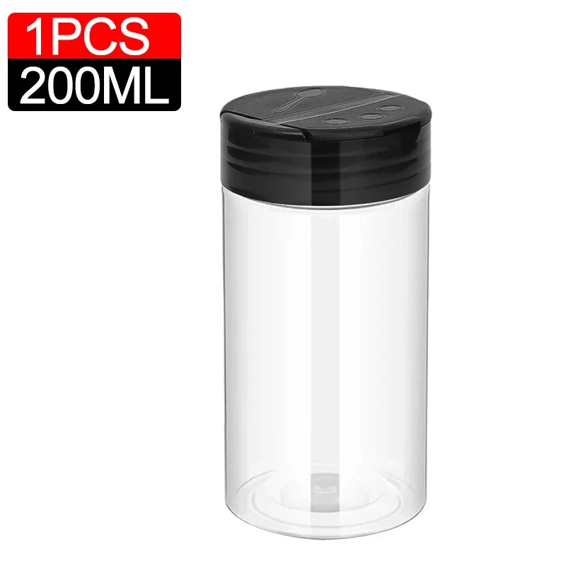 10/1PCS Potes de condimentos transparentes